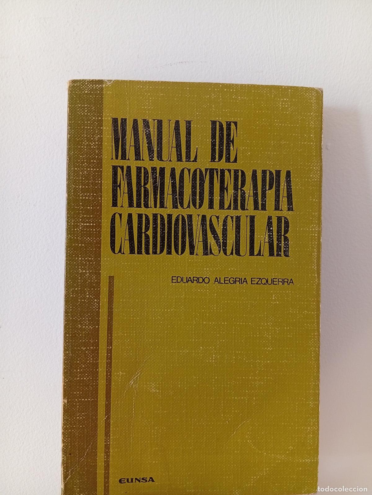 Libros de segunda mano: Manual de farmacoterapia cardiovascular