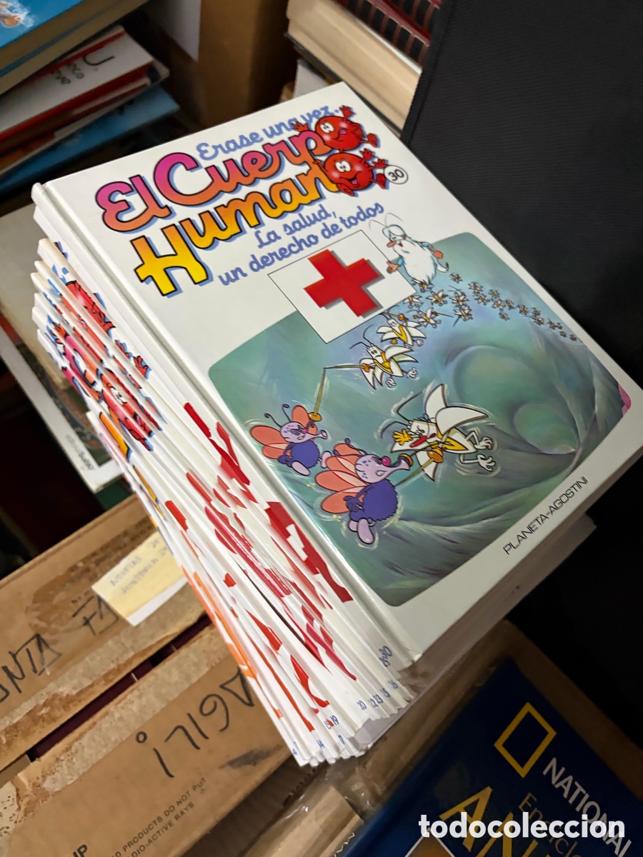Libros de segunda mano: &Eacute;rase una ve el cuerpo humano. 30 tomos del 1 al 30.