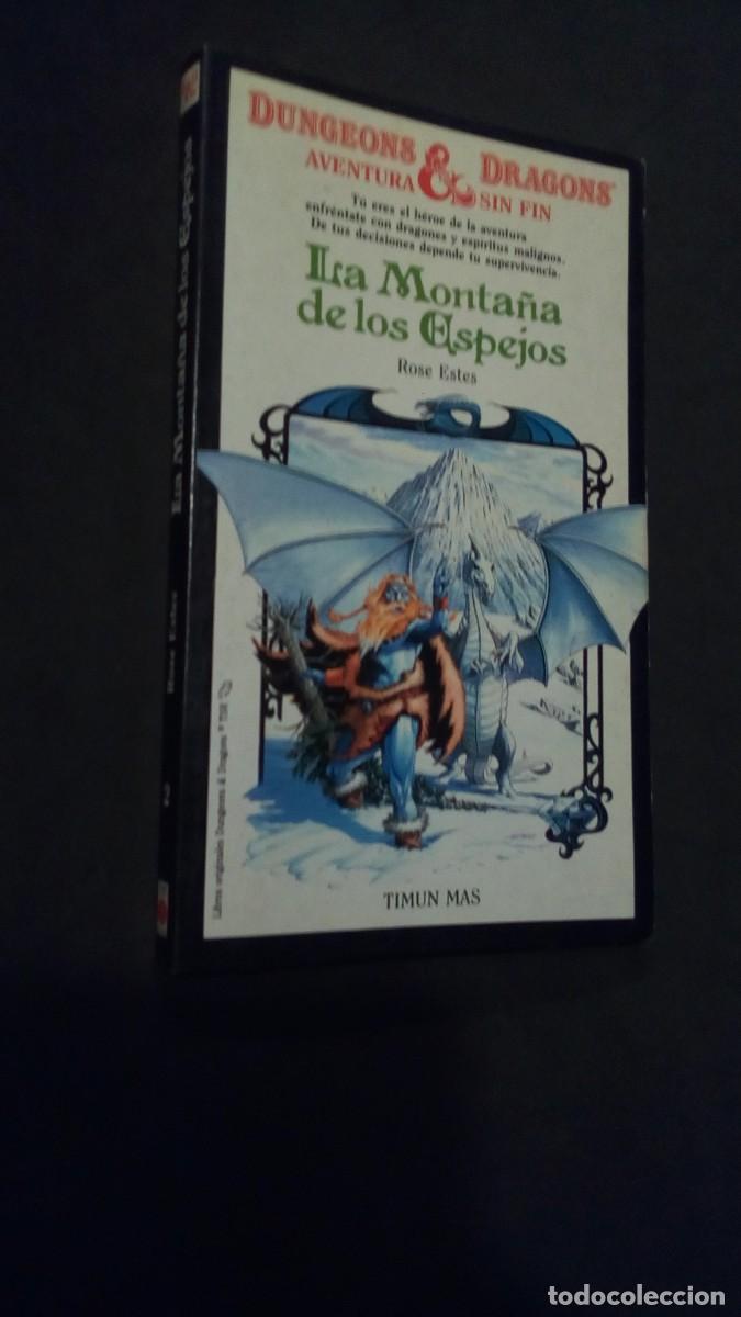 Libros de segunda mano: DUNGEONS & DRAGONS. AVENTURA SIN FIN - TIMUN MAS / N&Uacute;MERO 2 (LA MONTA&Ntilde;A DE LOS ESPEJOS) LIBRO JUEGO