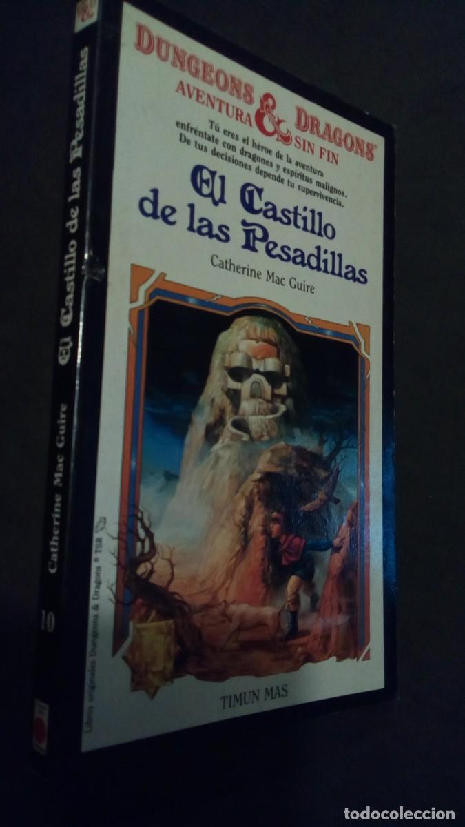Libros de segunda mano: Dungeons & Dragons/Aventura Sin Fin n&deg;10: El Castillo de las Pesadillas/C. Mac Guire (Timun Mas).