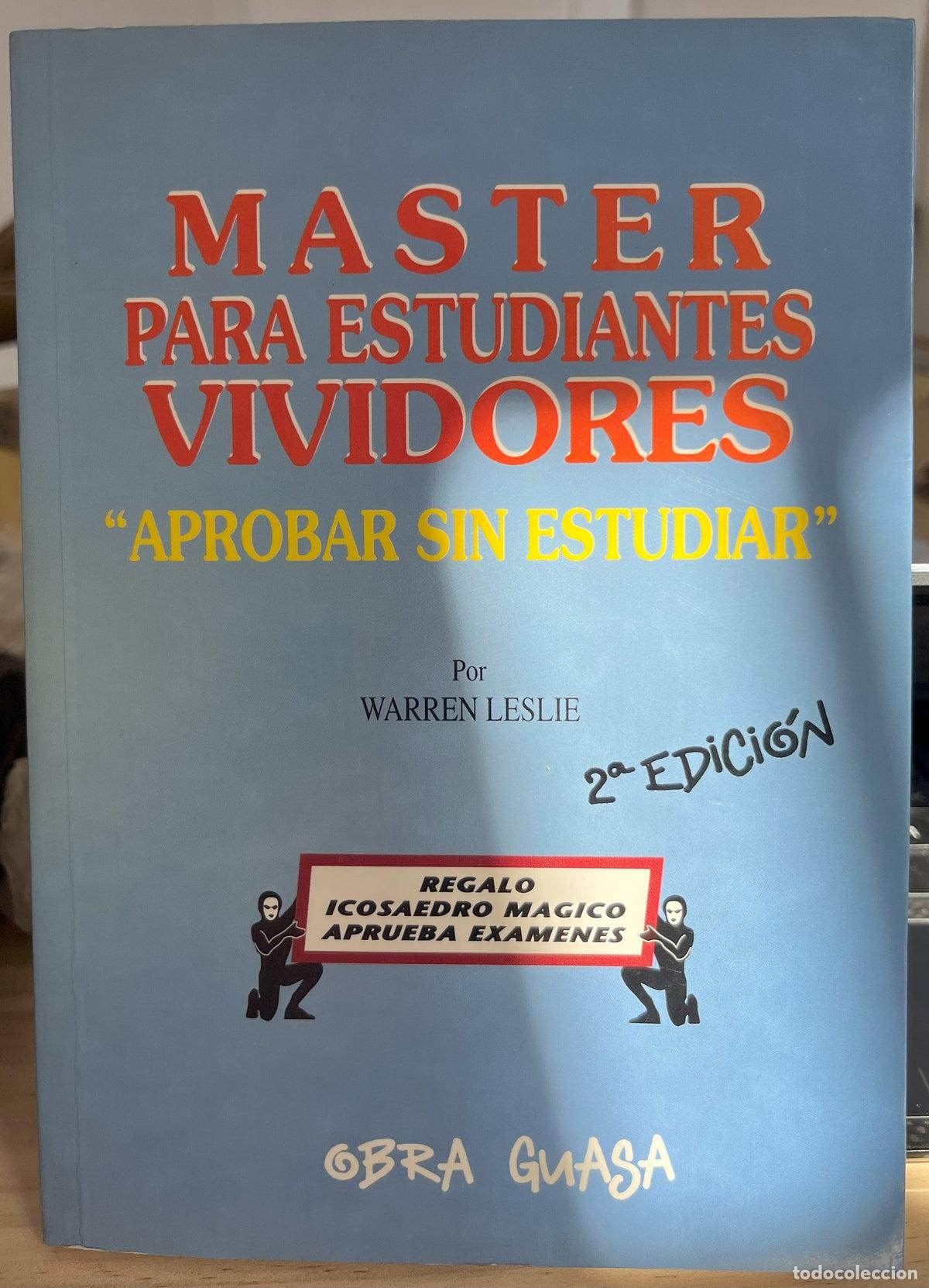 Libros de segunda mano: Master para estudiantes vividores