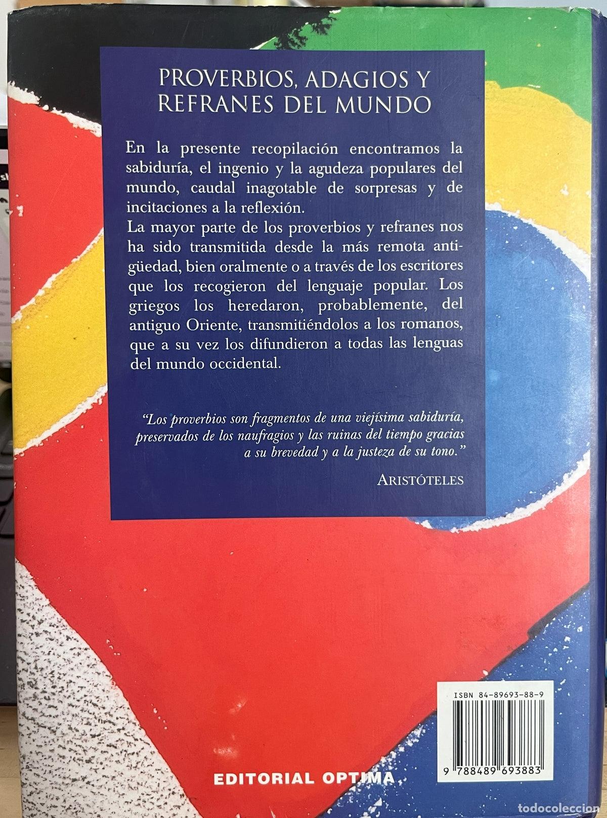 Libros de segunda mano: Proverbios, adagios y refranes del mundo
