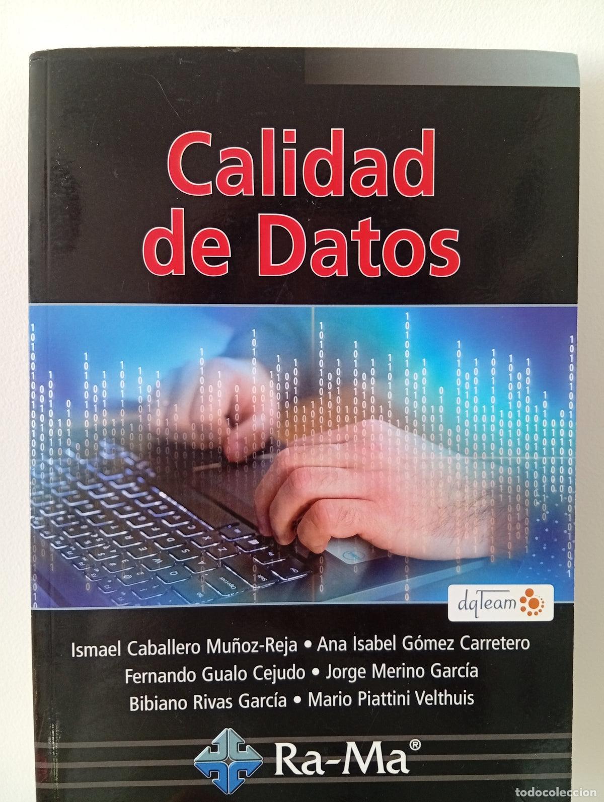 Libros de segunda mano: Calidad de datos - Ismael Caballero Mu&ntilde;oz-Reja