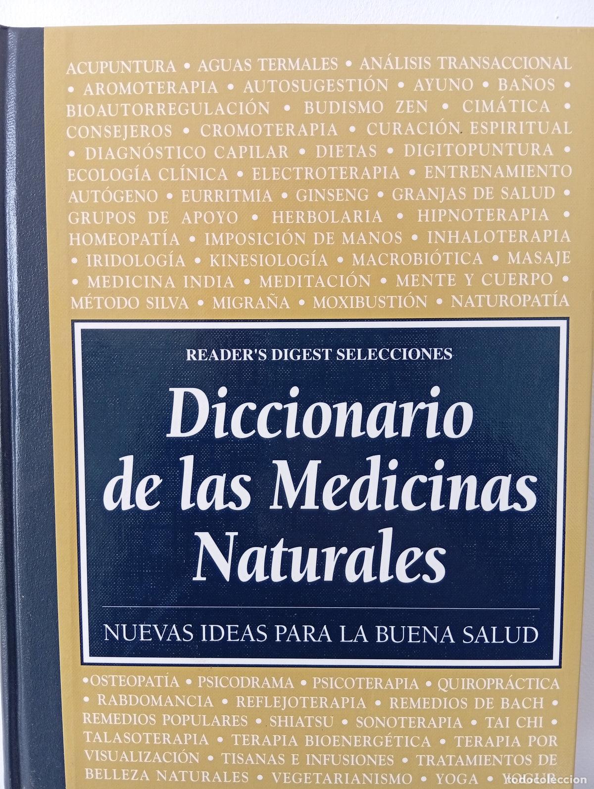 Libros de segunda mano: Diccionario de las medicinas naturales