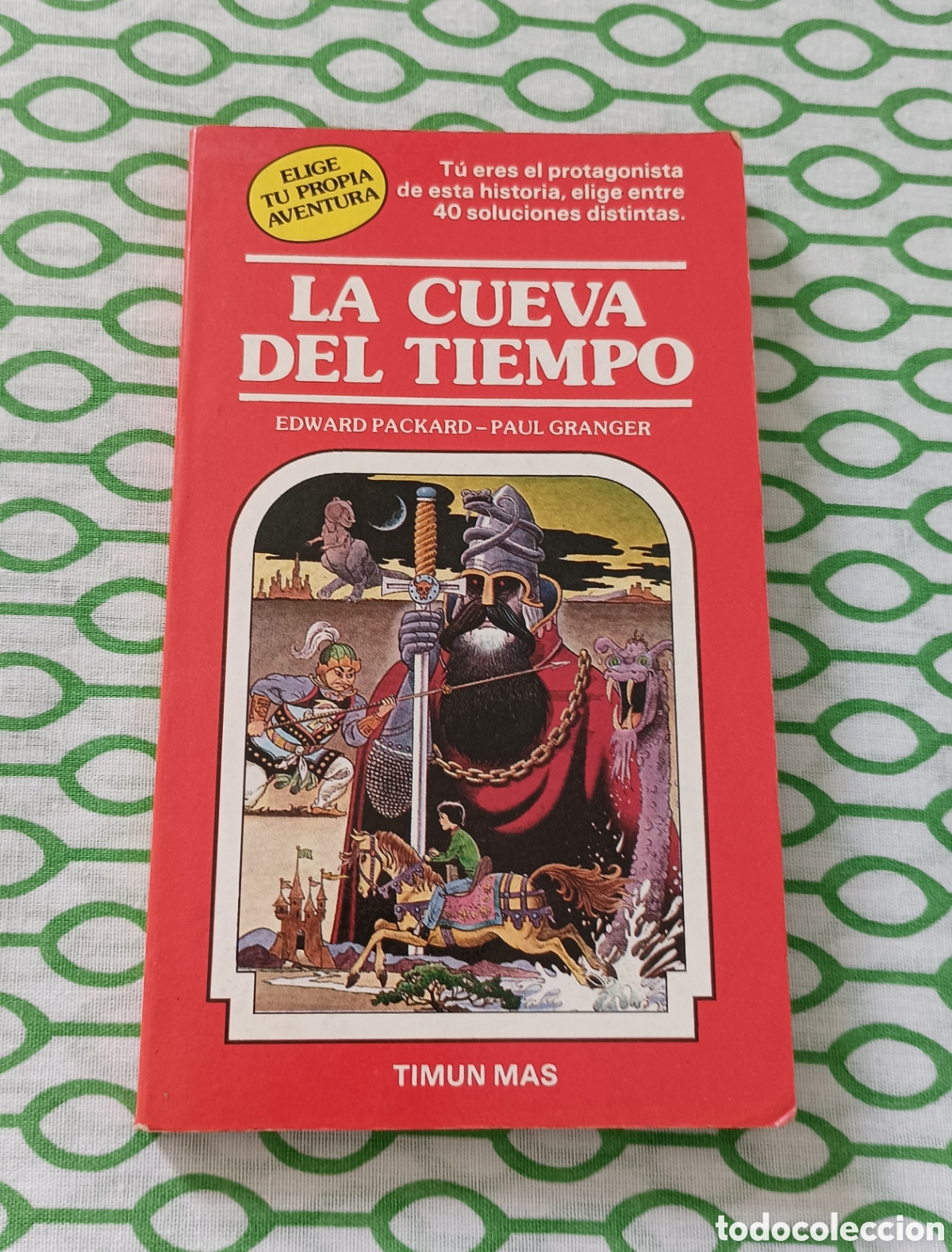 Libri di seconda mano: Libro LA CUEVA DEL TIEMPO, Edward Packard. ELIGE TU PROPIA AVENTURA N&ordm; 1. Timun Mas, reimpr. 1986.