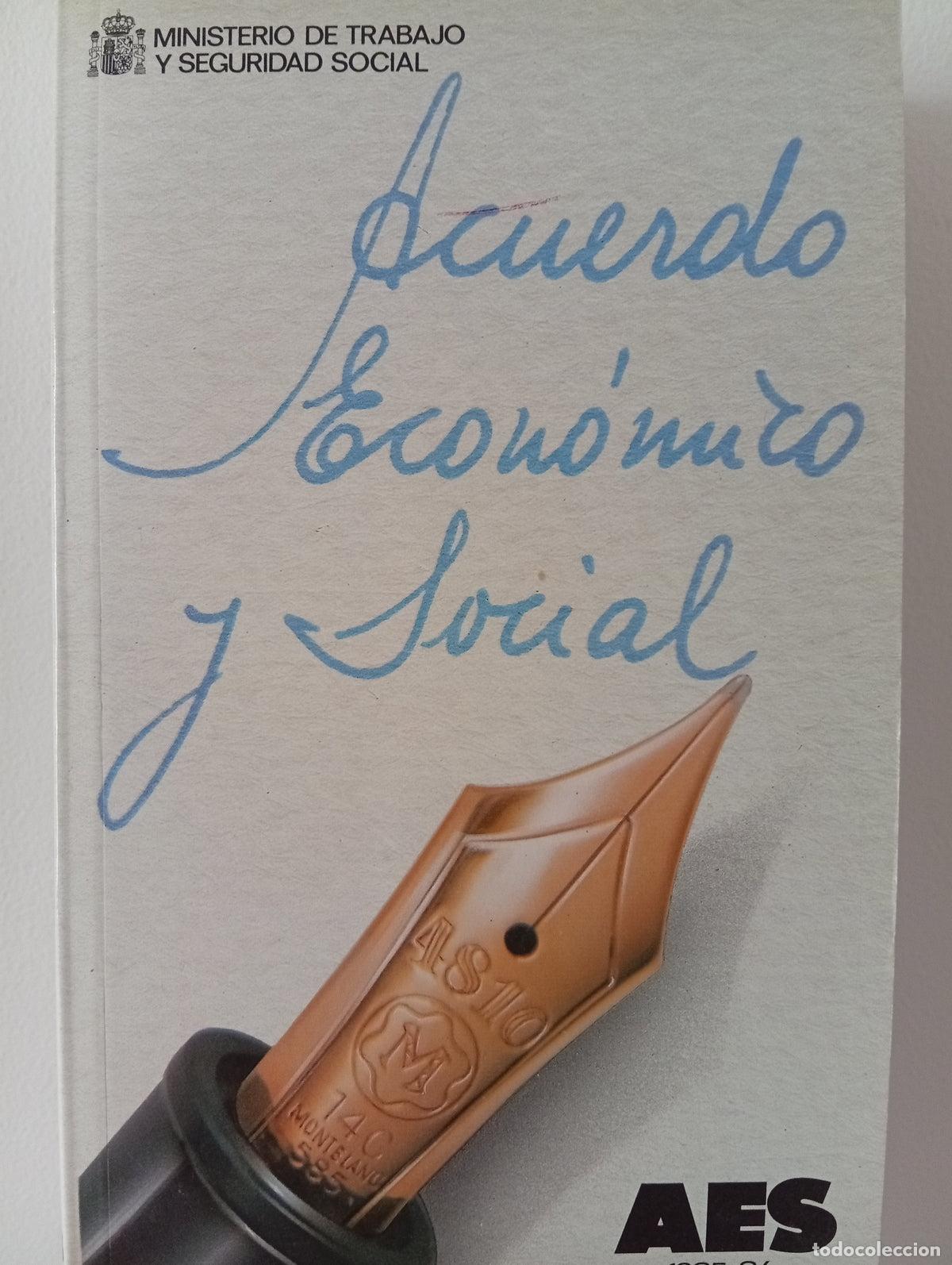 Libros de segunda mano: Acuerdo econ&oacute;mico y social - Foto 1