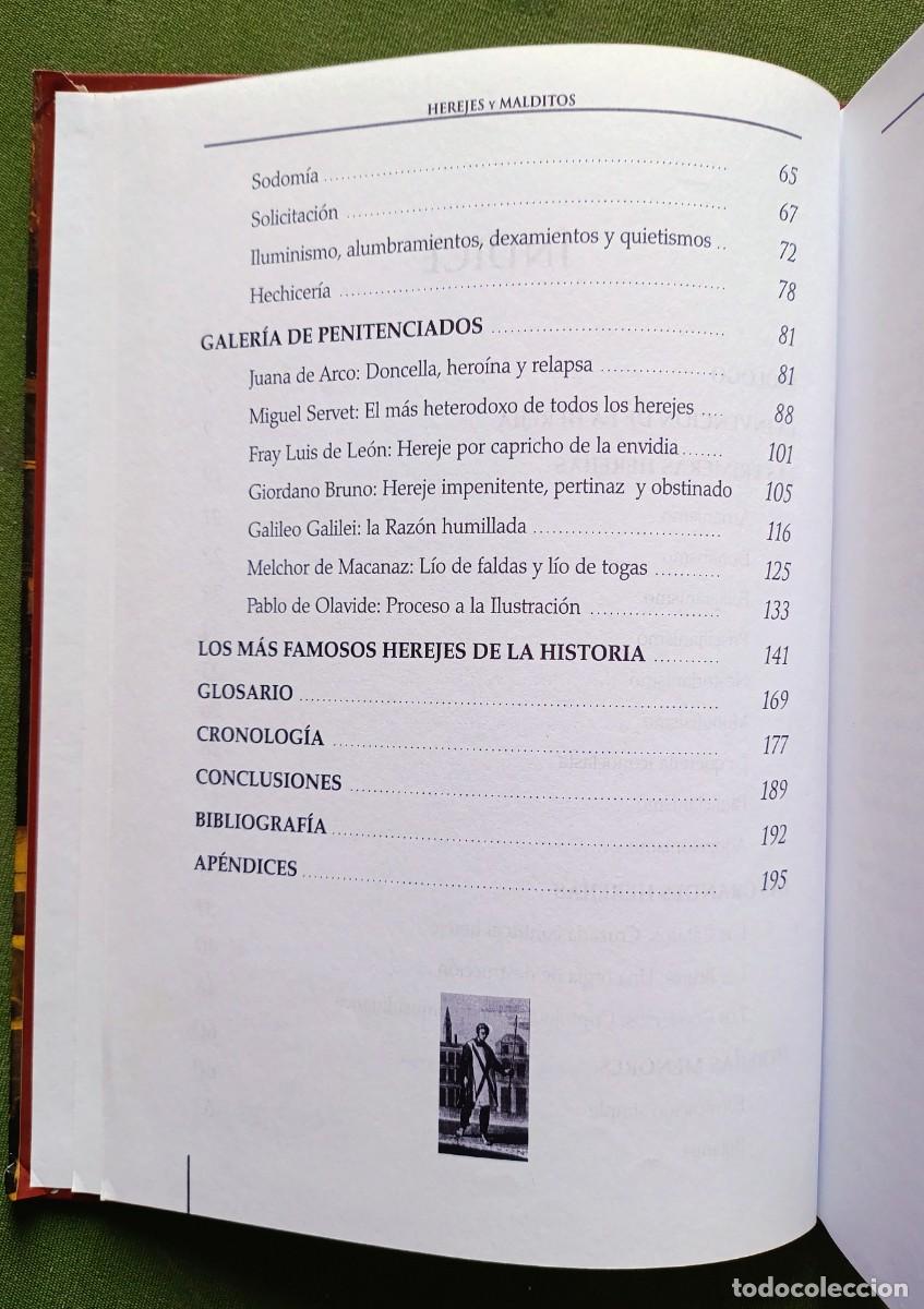 Libros de segunda mano: HEREJES Y MALDITOS EN LA HISTORIA - AGUST&Iacute;N CELIS S&Aacute;NCHEZ - ALBA LIBROS - 2006. - Foto 3