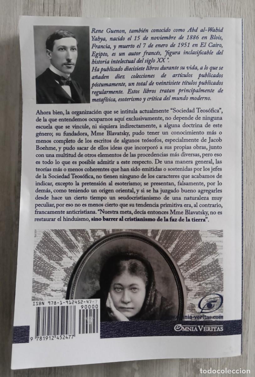 Libros de segunda mano: El Teosofismo - Ren&eacute; Gu&eacute;non - Foto 2
