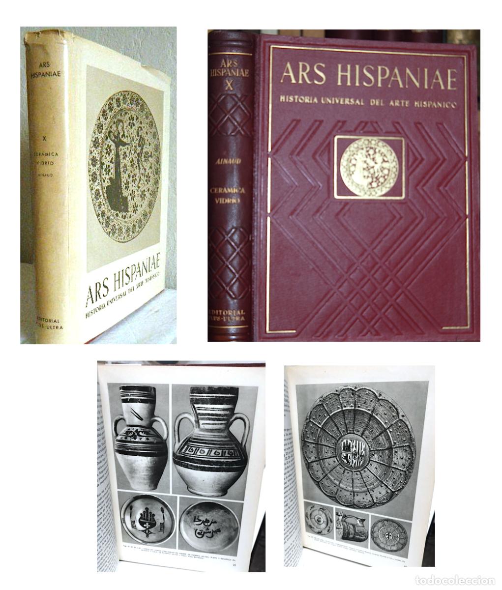 Livres d'occasion: Cer&aacute;mica y Vidrio. Ars Hispaniae X. Historia Universal del Arte Hisp&aacute;nico. 978 figuras huecograbado.