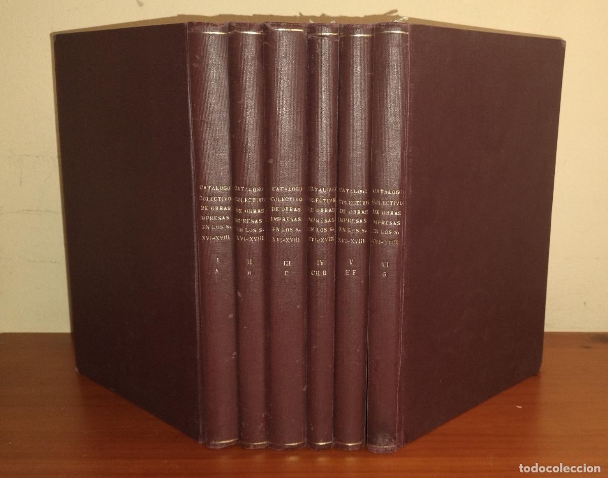 Libros de segunda mano: CATALOGO DE OBRAS IMPRESAS SIGLOS XVI-XVIII EN LAS BIBLIOTECAS ESPA&Ntilde;OLAS - A&Ntilde;O 1972.