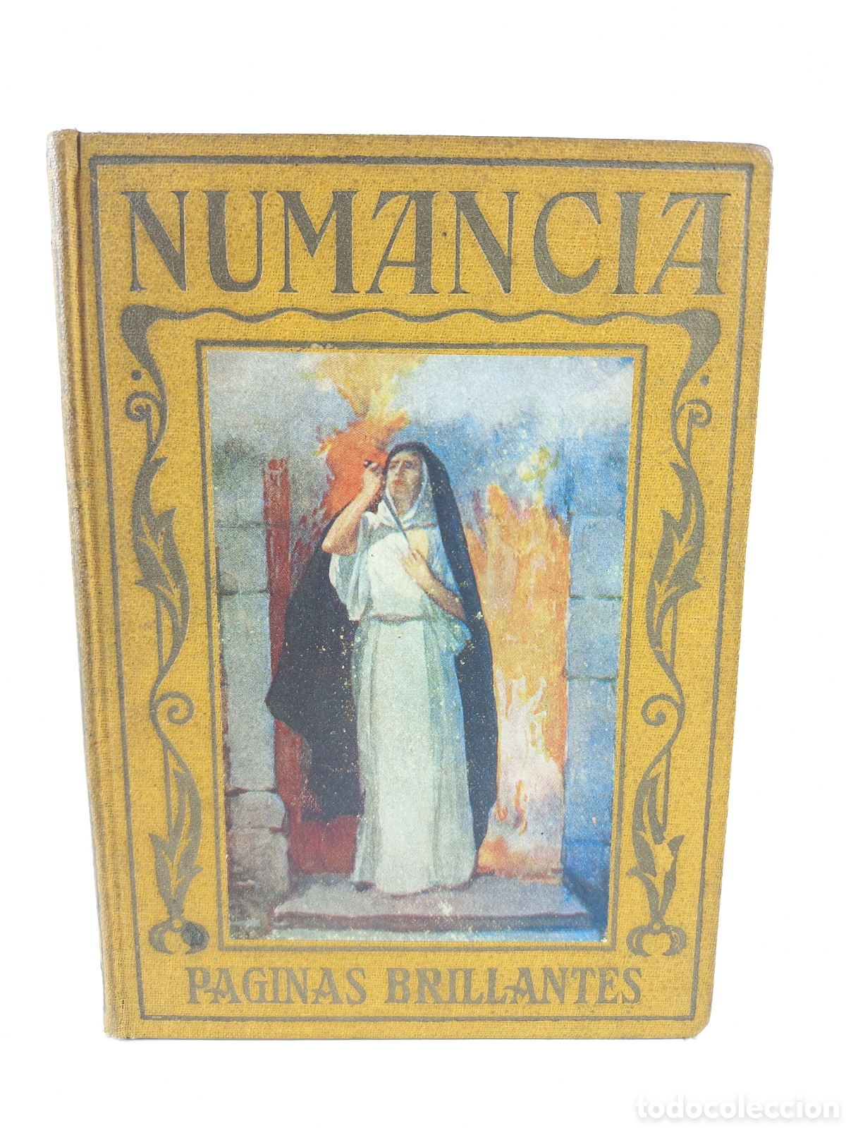 Libros de segunda mano: Numancia. Jose Poch. Araluce, p&aacute;ginas brillantes, 1943. Ilustrado.