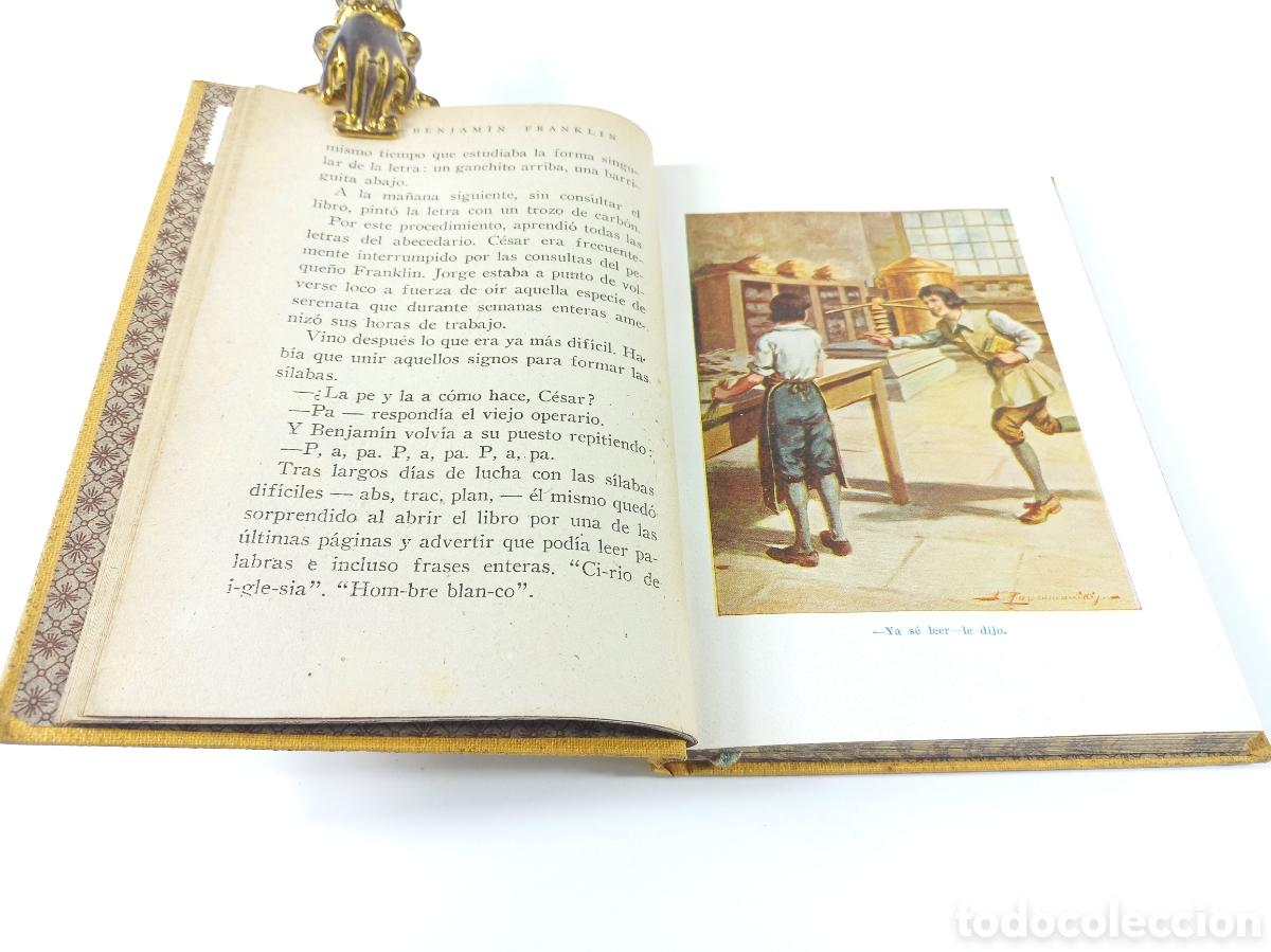 Libros de segunda mano: Benjamin Franklin. Jos&eacute; Baeza. Rapsomankis. Araluce, 1946. Ilustrado. - Foto 7