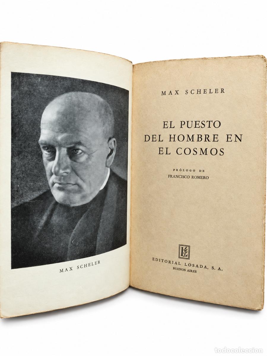 Libros de segunda mano: Max Scheler &ndash; El puesto del hombre en el cosmos &ndash; Editorial Losada - Foto 2