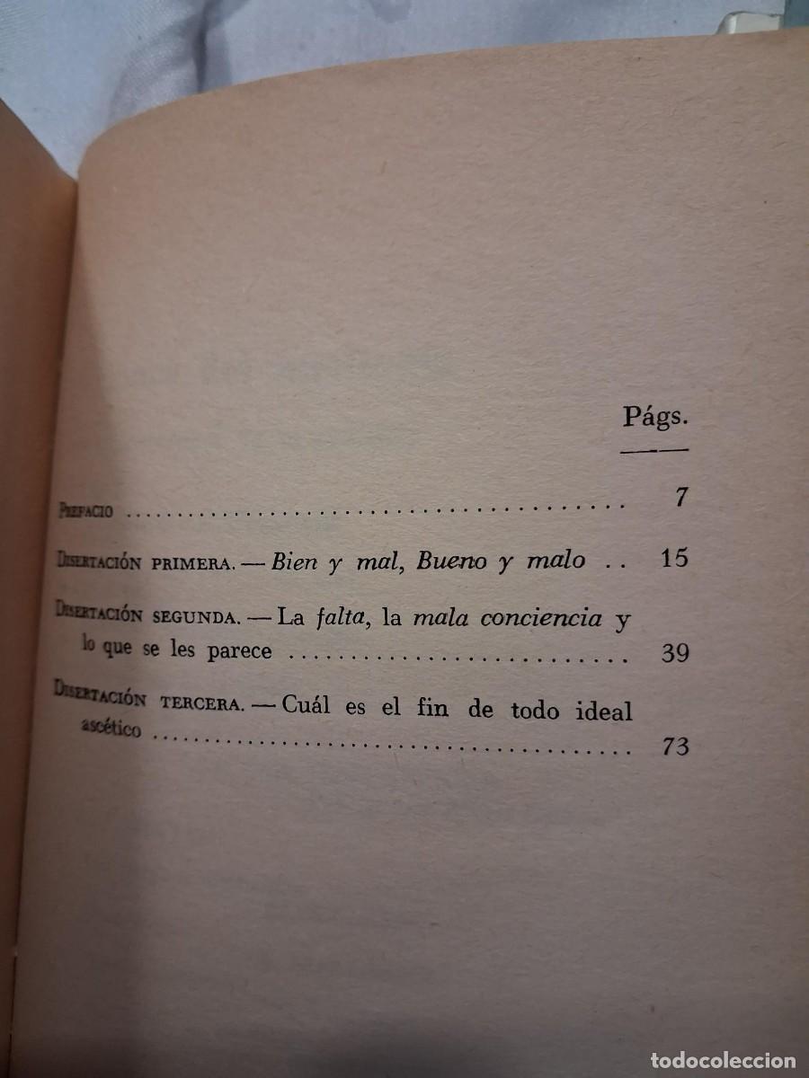Libros de segunda mano: LA GENEALOG&Iacute;A DE LA MORAL - Nietzsche, Friedrich - Foto 5