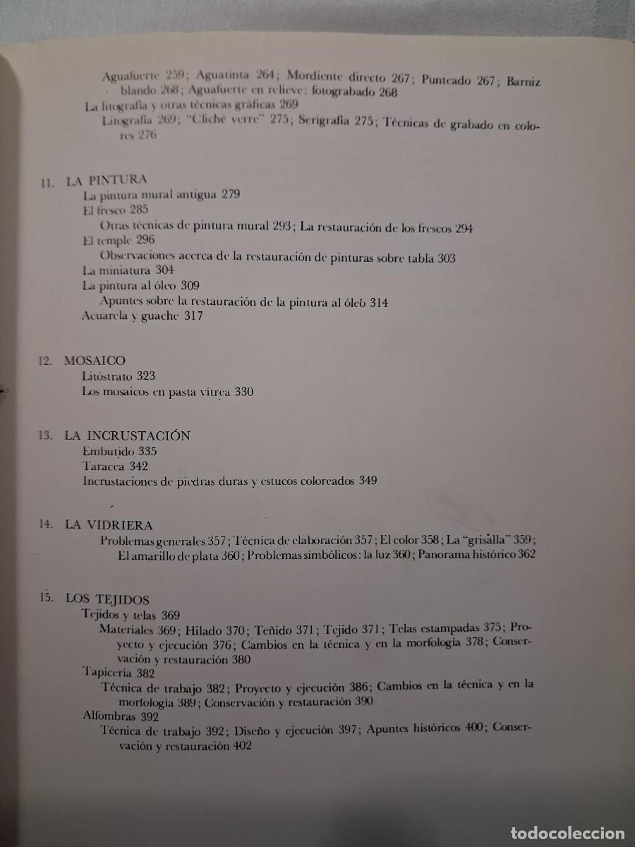 Libros de segunda mano: Las t&eacute;cnicas art&iacute;sticas. - Corrado Maltese (coordinador). - Foto 4