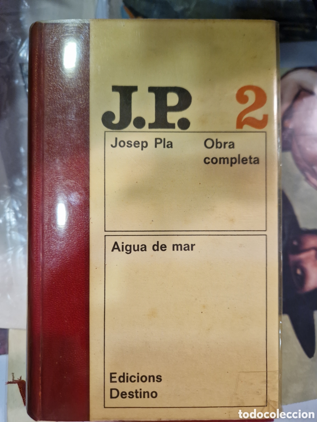 Livres d'occasion: PLA, Josep. Aigua de mar