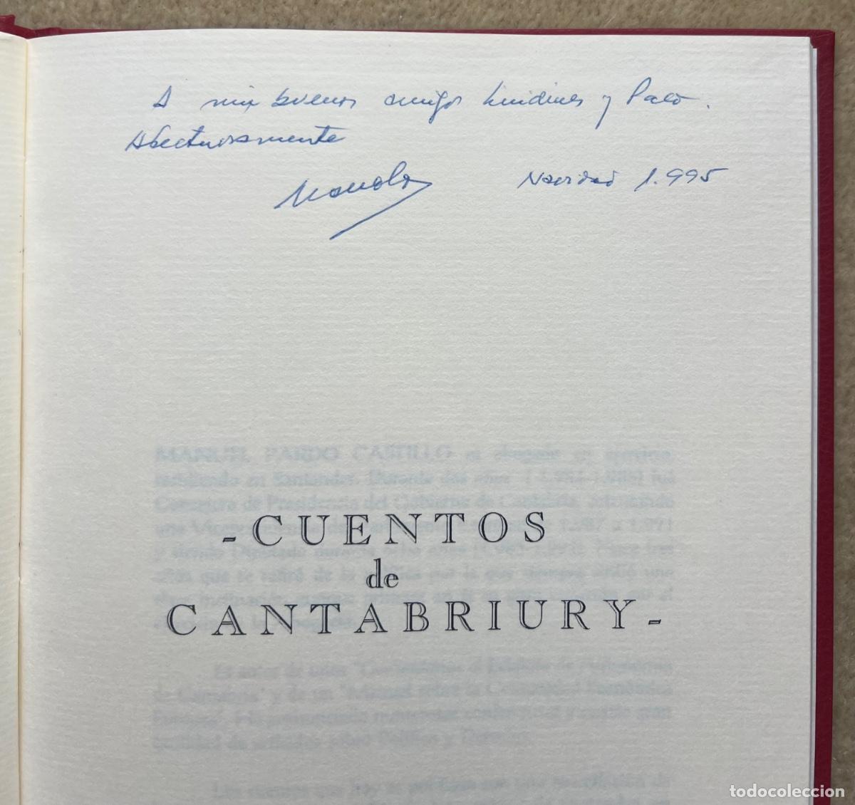 Libros de segunda mano: Cuentos de Cantabriury de Manuel Pardo Castillo (Cantabria) - Edici&oacute;n Limitada 30 ejemplares - Foto 4