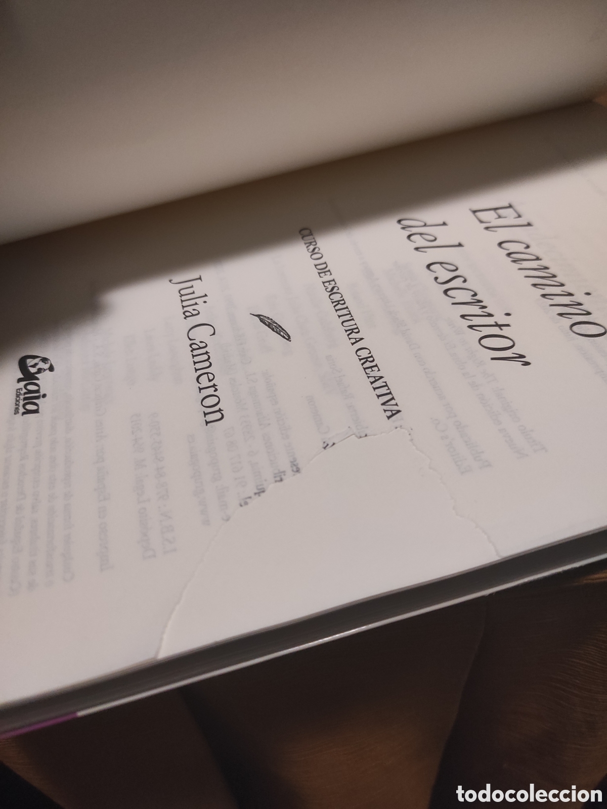 Libros de segunda mano: El camino del escritor - Cameron, Julia (PEDIDO MINIMO 10&euro;) - Foto 3