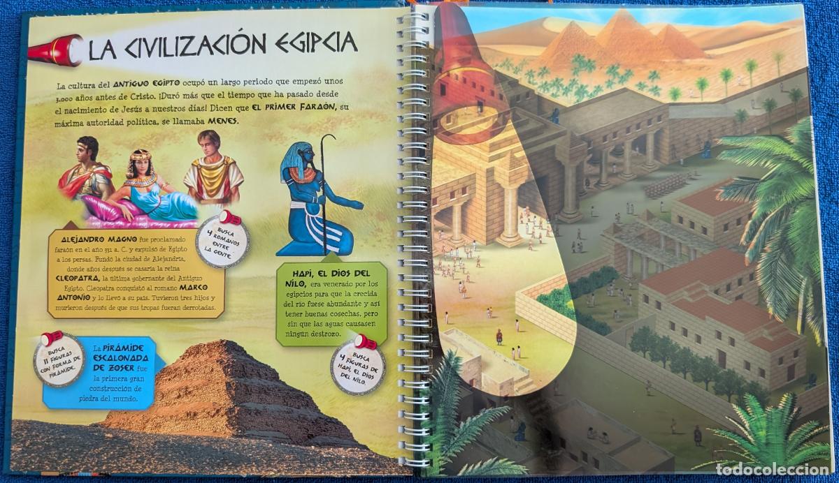 Libros de segunda mano: Antiguo Egipto - Libro Linterna - Susaeta (2019) - Foto 2