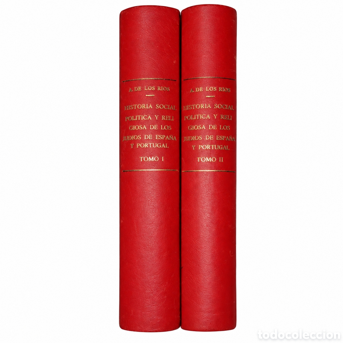 Libros de segunda mano: De Los R&iacute;os &ndash; Historia social, pol&iacute;tica y religiosa de los jud&iacute;os de Espa&ntilde;a y Portugal &ndash; LML