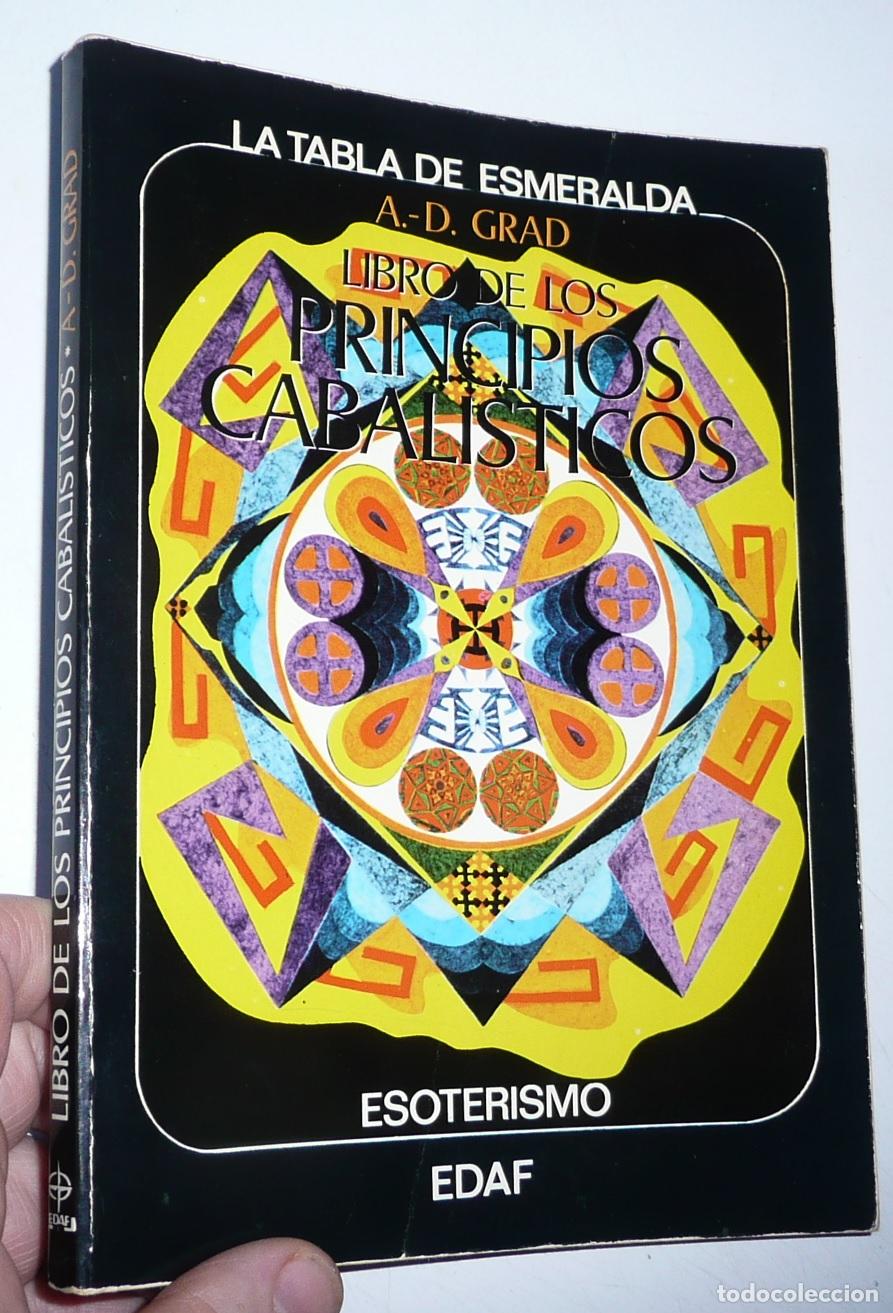 Libros de segunda mano: Libro de los Principios Cabal&iacute;sticos - A. D. Grad (La Tabla Esmeralda, EDAF, 1980) - Foto 1