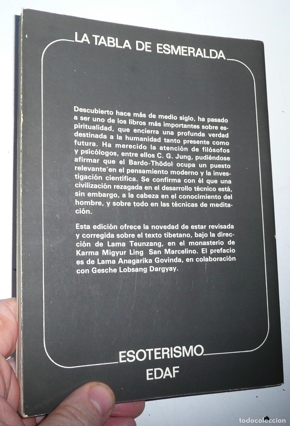 Libros de segunda mano: El libro tibetano de los muertos. Bardo-Thodol (La Tabla Esmeralda, EDAF, 1978) - Foto 2