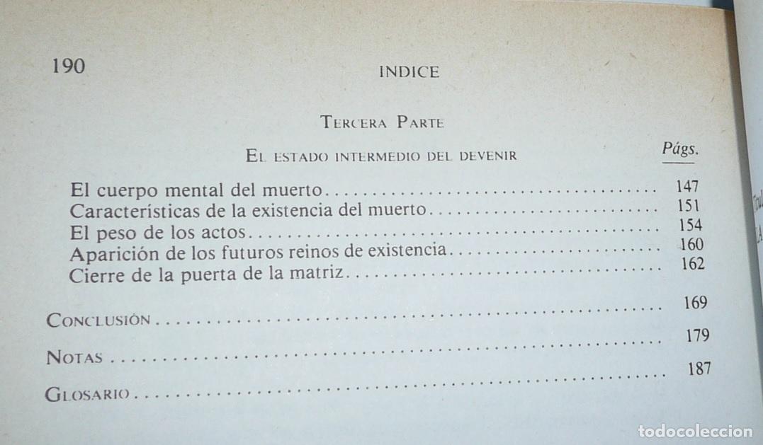 Libros de segunda mano: El libro tibetano de los muertos. Bardo-Thodol (La Tabla Esmeralda, EDAF, 1978) - Foto 4