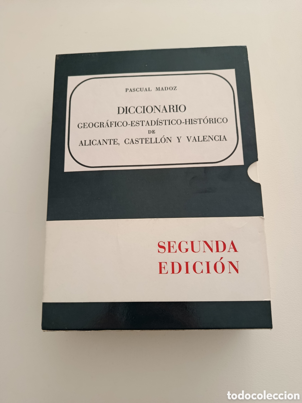 Libros de segunda mano: &iexcl;ENV&Iacute;O GRATIS! DICCIONARIO MADOZ - ALICANTE CASTELL&Oacute;N Y VALENCIA - 2 TOMOS CON ESTUCHE (1987)
