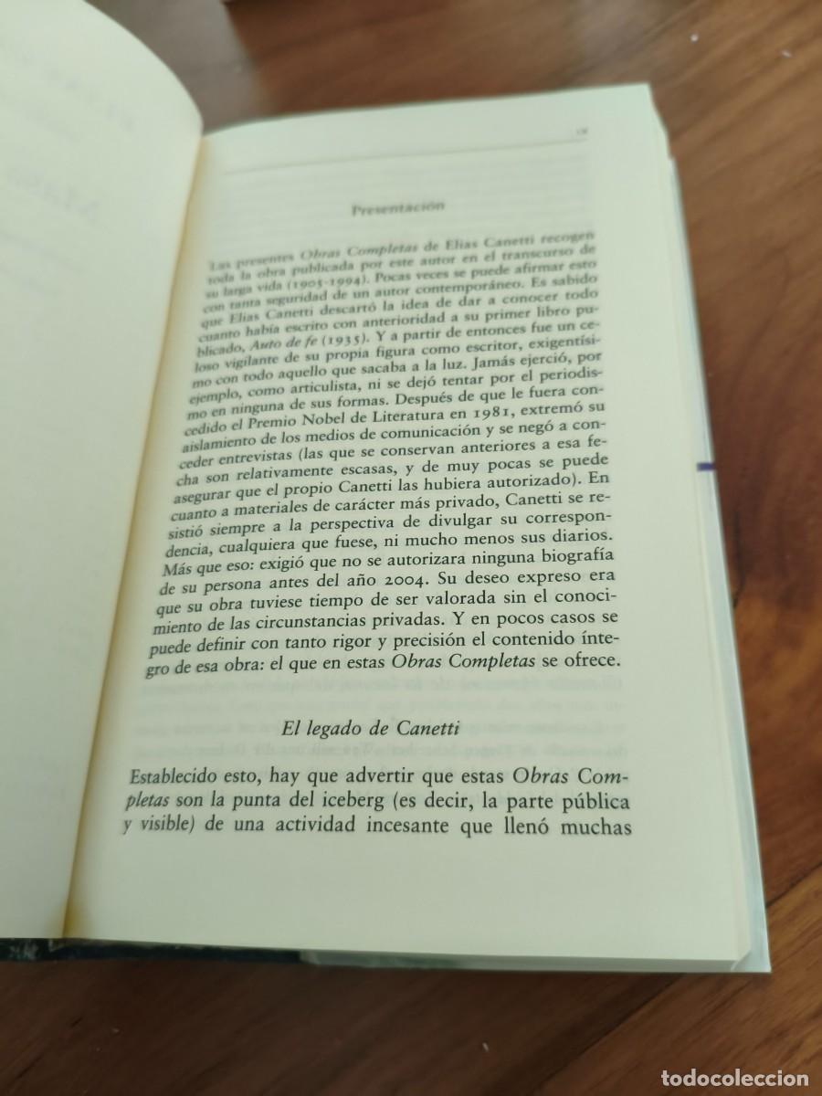 Libros de segunda mano: ELIAS CANETTI - OBRAS COMPLETAS, I. MASA Y PODER - GALAXIA GUTENBERG-C&Iacute;RCULO DE LECTORES, 2002 - Foto 5