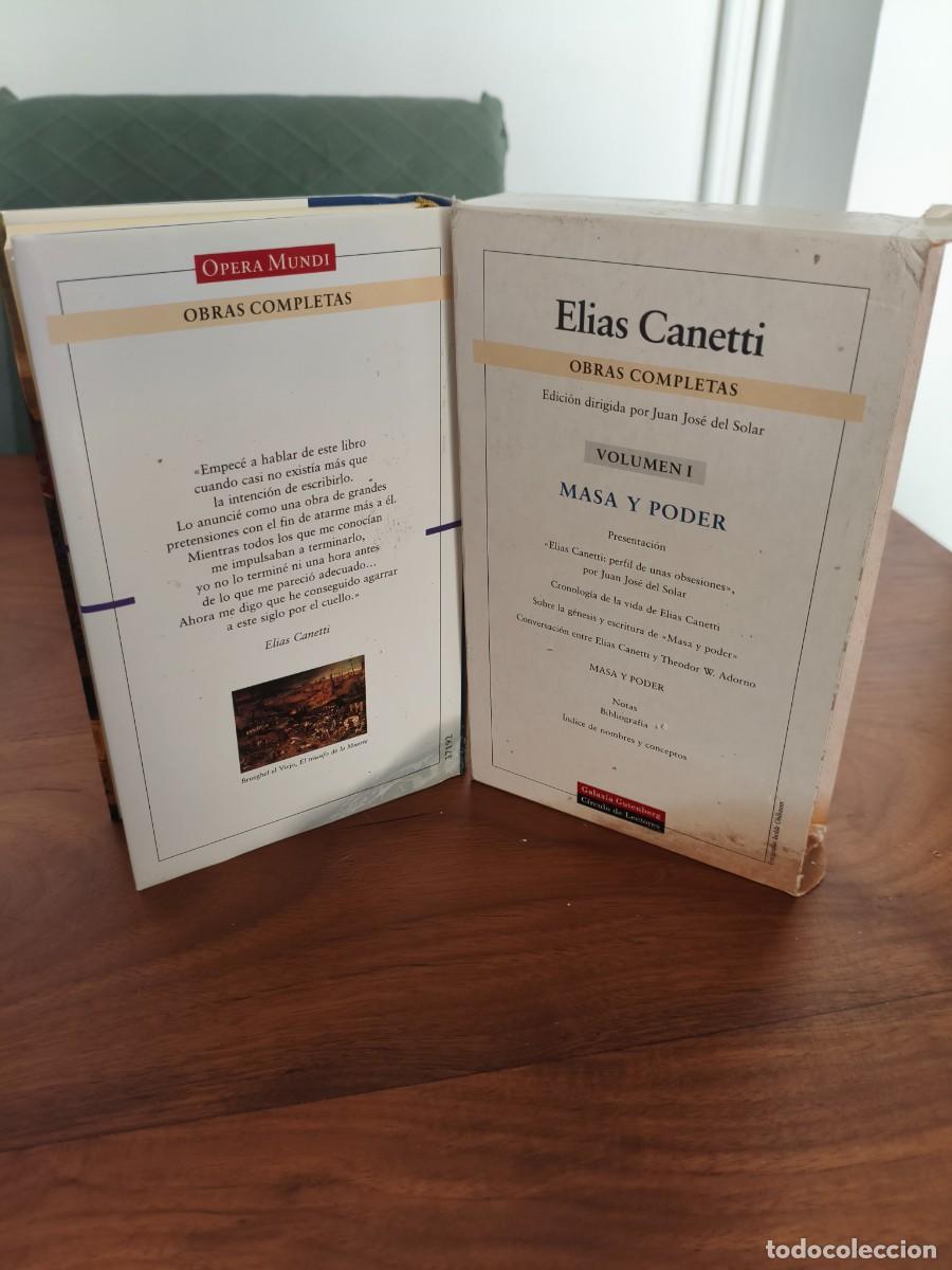 Libros de segunda mano: ELIAS CANETTI - OBRAS COMPLETAS, I. MASA Y PODER - GALAXIA GUTENBERG-C&Iacute;RCULO DE LECTORES, 2002 - Foto 9