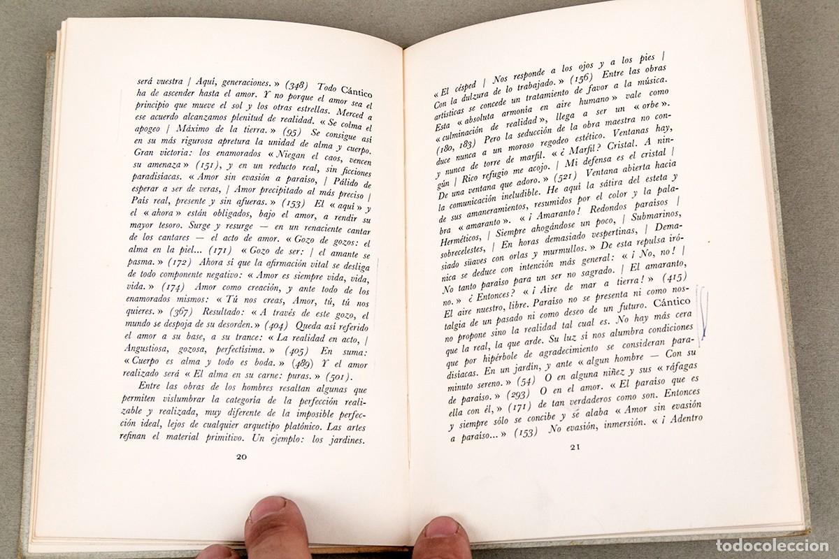 Libros de segunda mano: JORGE GUILL&Eacute;N - EL ARGUMENTO DE LA OBRA - 1961 - Foto 4