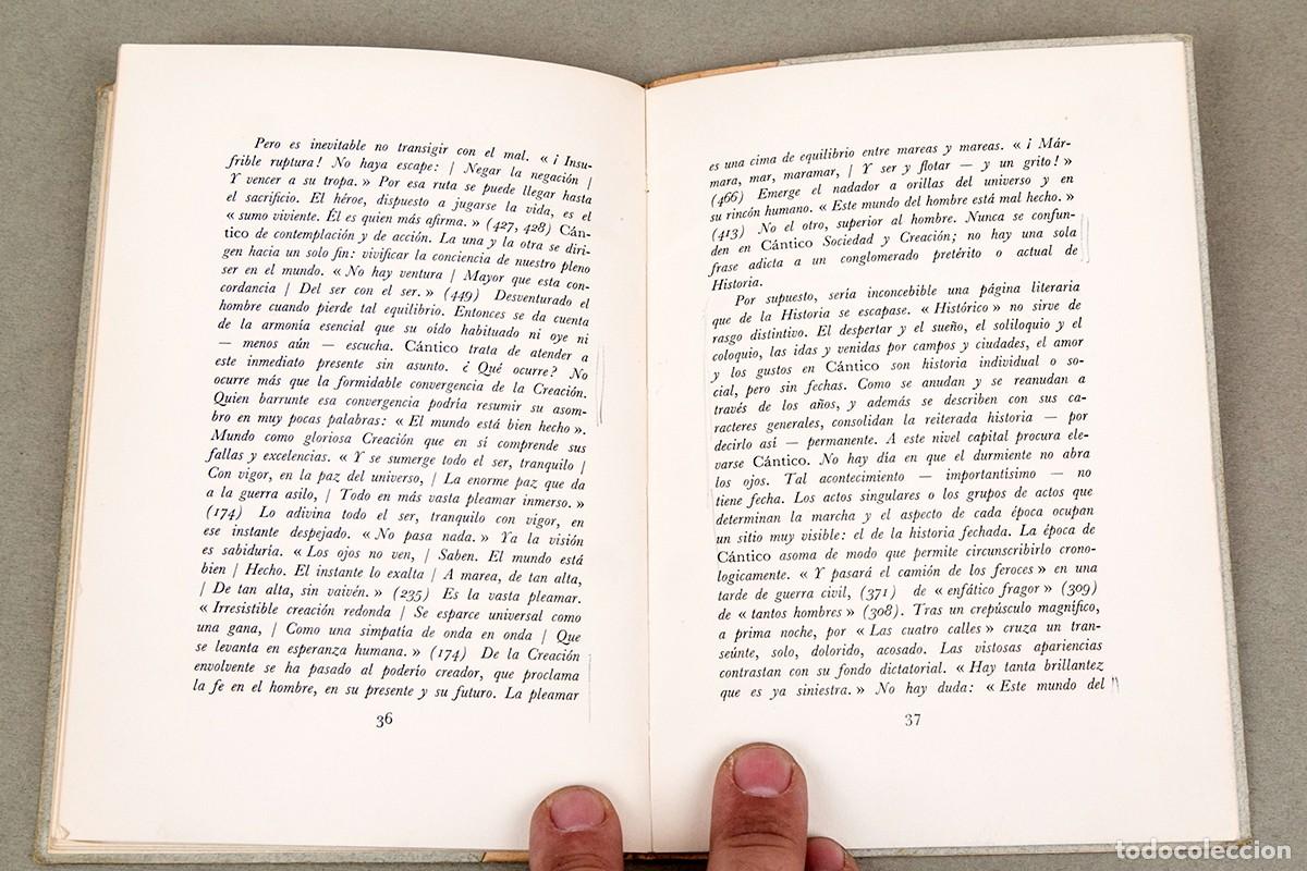 Libros de segunda mano: JORGE GUILL&Eacute;N - EL ARGUMENTO DE LA OBRA - 1961 - Foto 5