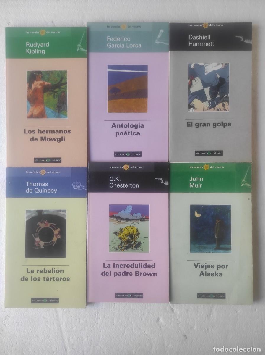 Livres d'occasion: lote 6 libros BIBLIOTECA EL MUNDO , los de la foto BUEN ESTADO , oferta