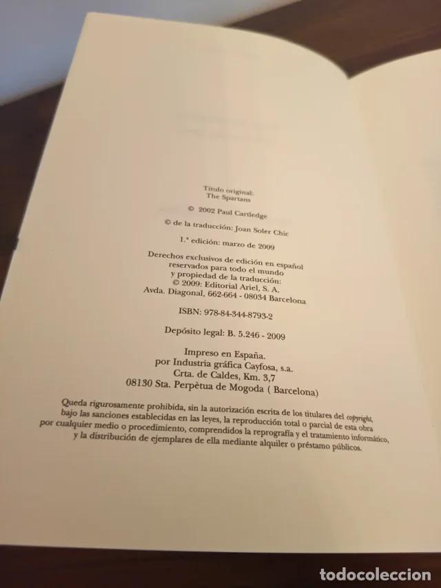 Libros de segunda mano: Libro. Los espartanos una historia &eacute;pica. Nuevo - Foto 3