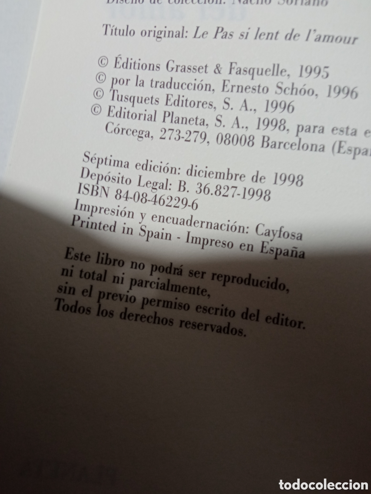 Libros de segunda mano: El paso tan lento del amor - Foto 6