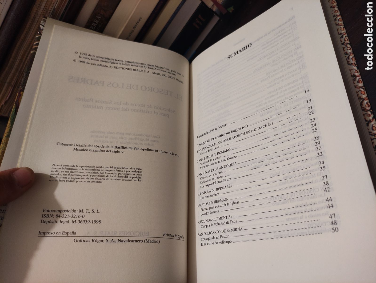 Libros de segunda mano: EL TESORO DE LOS PADRES - JOS&Eacute; ANTONIO LOARTE - Ediciones RIALP - Foto 8