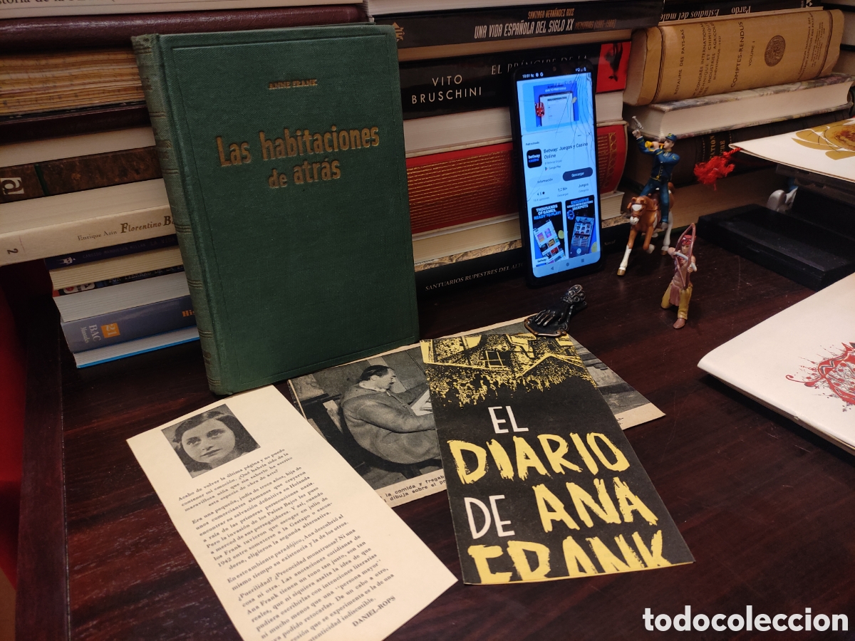 Gebrauchte B&uuml;cher: ANNE FRANK - Las habitaciones de tras - PRIMERA EDICI&Oacute;N 1955