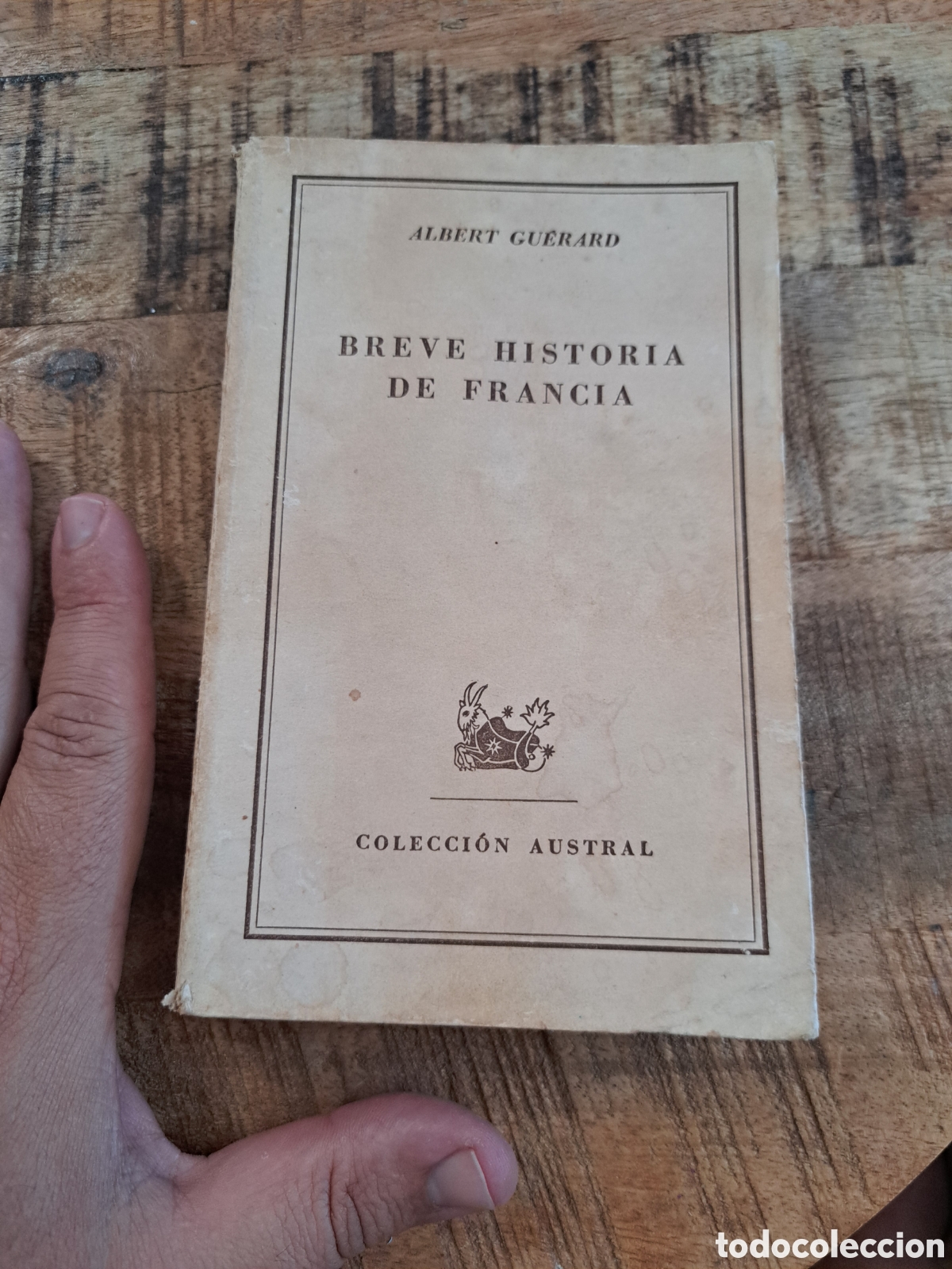Livros em segunda m&atilde;o: Jml Albert Gerard. Breve historia de Francia. Coleccion Austral. Espassa Calpe 1951.