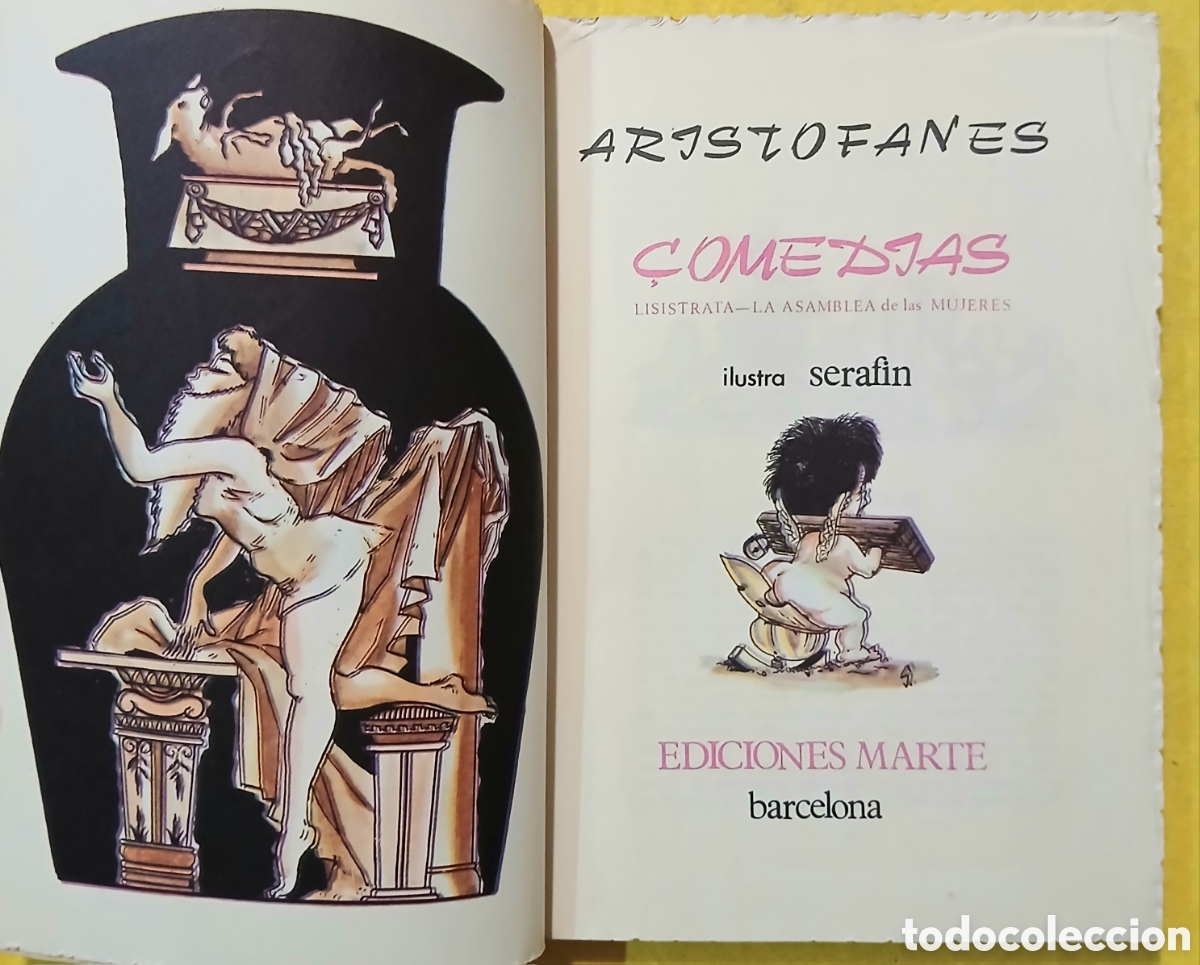 Livros em segunda m&atilde;o: Aristofanes, comedias