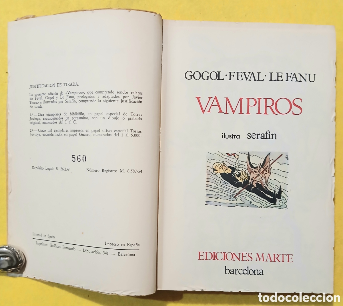 Livros em segunda m&atilde;o: Vampiros, Gogol, Feval, Le Fanu