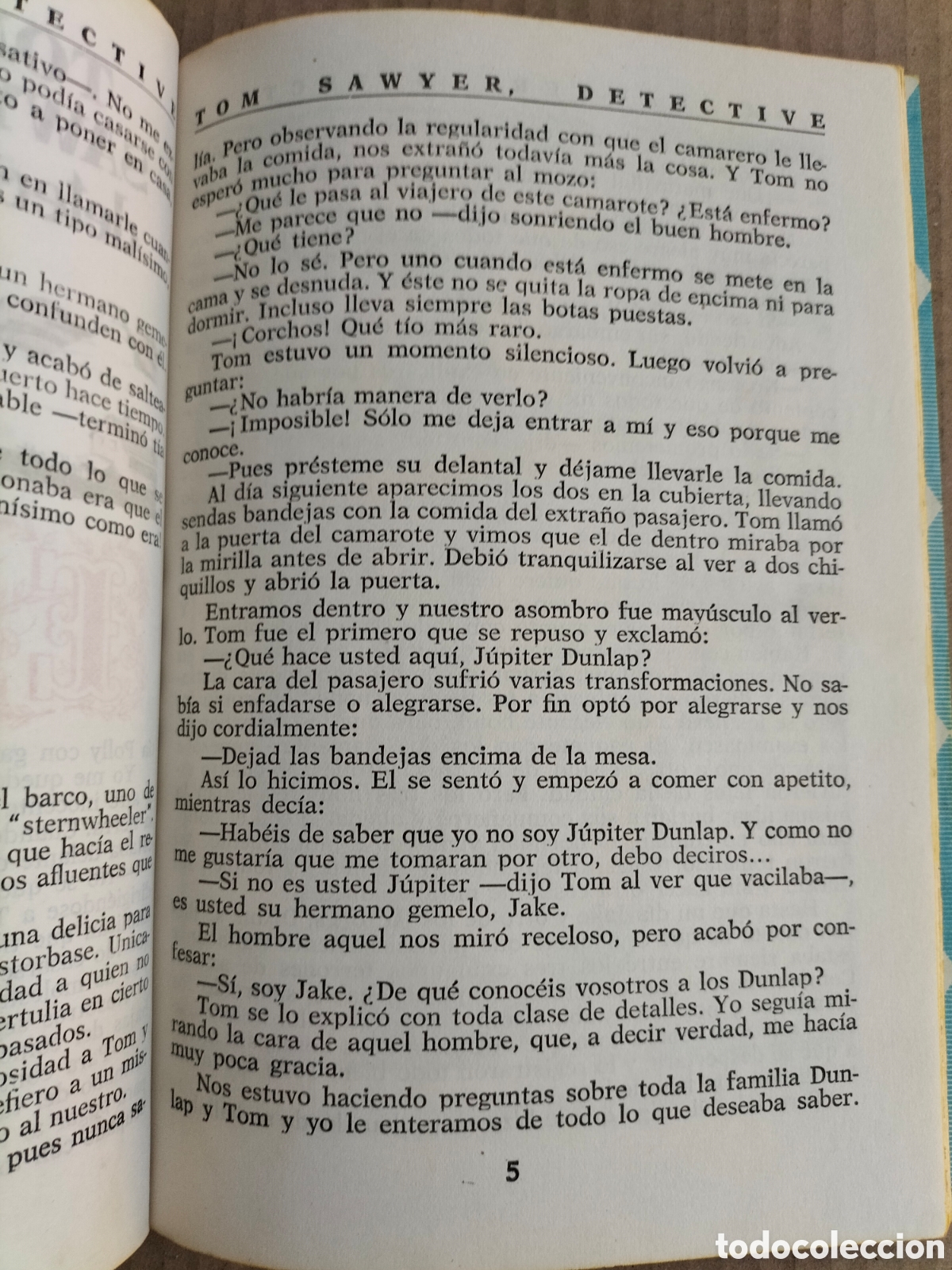 Libros de segunda mano: Tom Sawyer detective. Mark Twain. Colecci&oacute;n corinto. Libro - Foto 4
