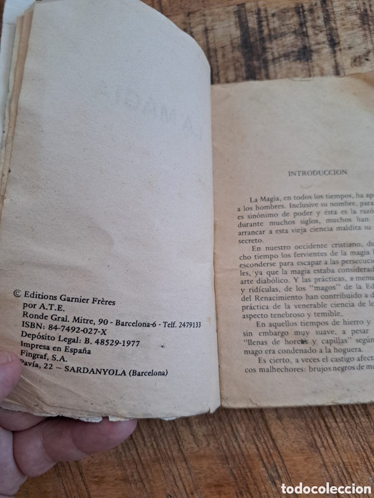 Libros de segunda mano: Jml La magia. A.T.E. 1977. Sardanyola. Barcelona. - Foto 8