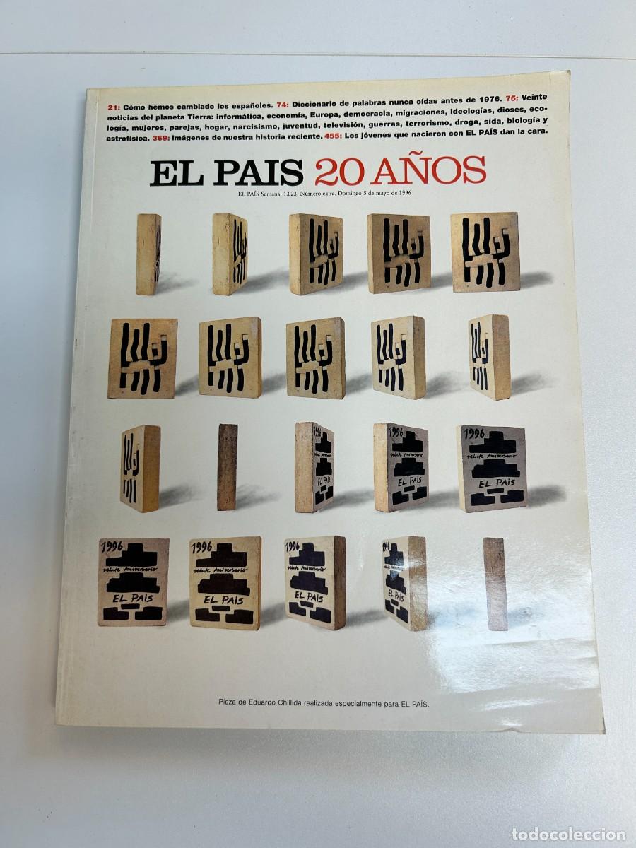 Second hand books: El Pa&iacute;s Semanal - N&ordm; 1.023 Extra: &rdquo;El Pa&iacute;s 20 A&ntilde;os&rdquo; (5 de mayo de 1996)