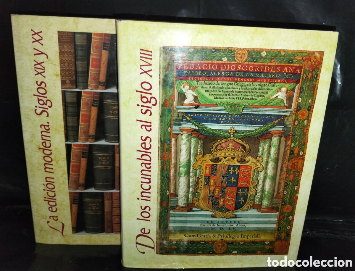 Second hand books: VV AA. HISTORIA ILUSTRADA DEL LIBRO ESPA&Ntilde;OL (TOMOS II Y III) .FUNDACI&Oacute;N GERM&Aacute;N S&Aacute;NCHEZ RUIP&Eacute;REZ
