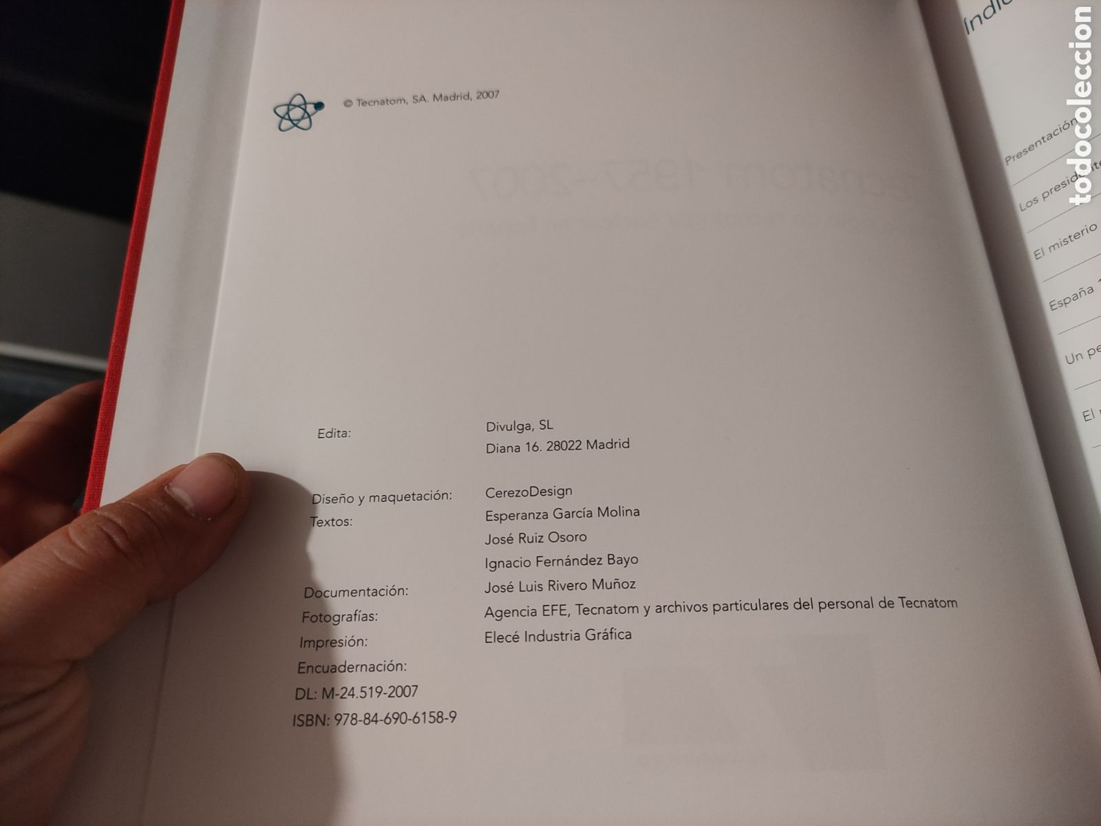 Libros de segunda mano: 50 A&Ntilde;OS DE TECTATOM - MEDIO SIGLO DE TECNOLOG&Iacute;A NUCLEAR EN ESPA&Ntilde;A - Foto 6