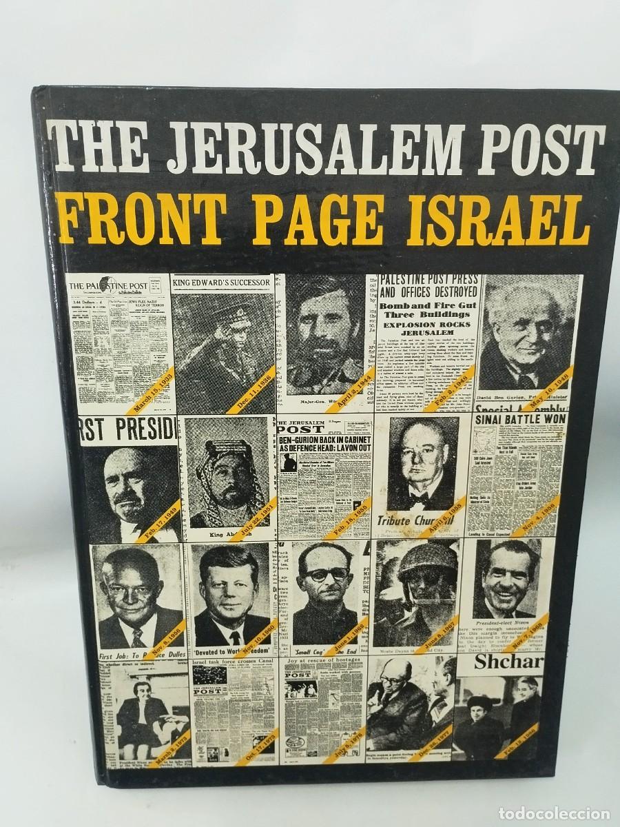 Libros de segunda mano: THE JERUSALEM POST FRONT PAGE ISRAEL - THE JERUSALEM POST