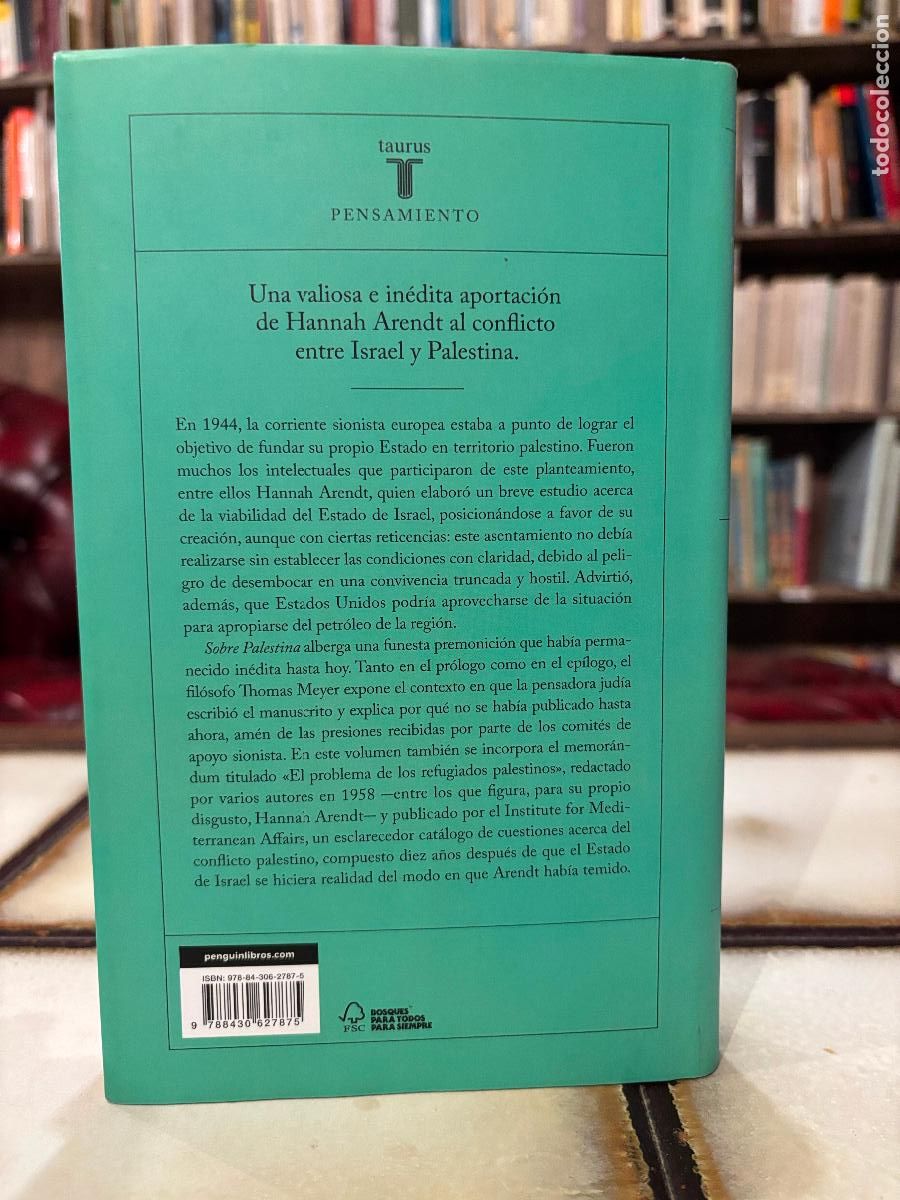 Libros de segunda mano: Sobre Palestina. Hannah Arendt. - Foto 2
