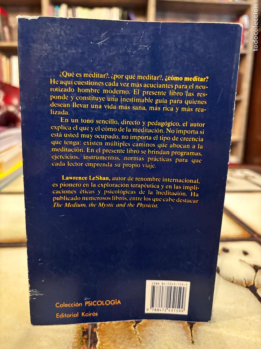 Libros de segunda mano: C&oacute;mo meditar. Lawrence LeShan. PEDIDO M&Iacute;NIMO 5&euro; - Foto 2