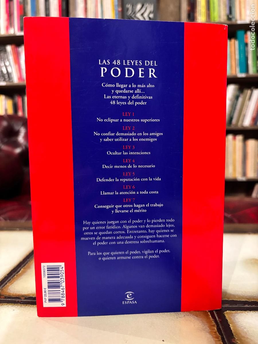 Libros de segunda mano: Las 48 leyes del poder. Robert Greene. Edici&oacute;n &iacute;ntegra - Foto 2