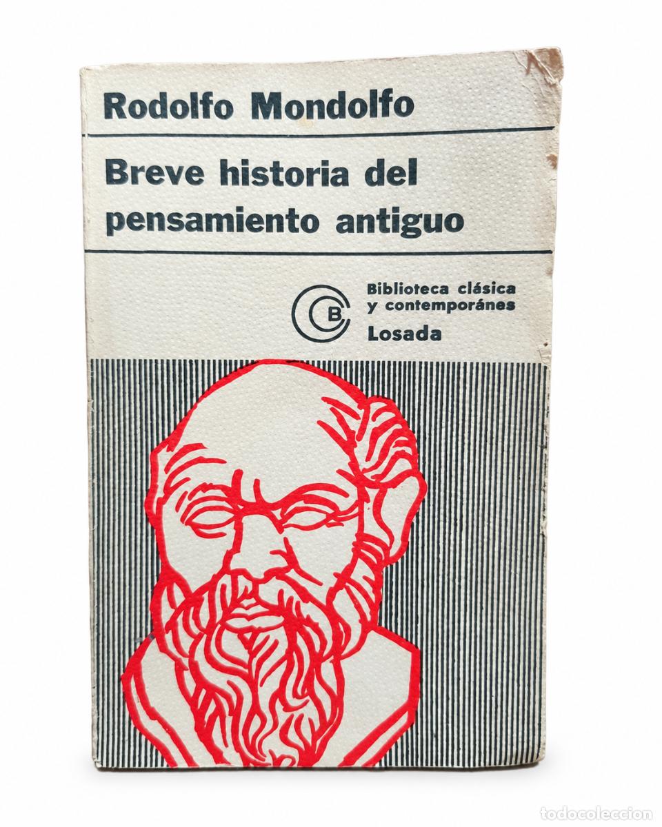 Libros de segunda mano: Breve historia del pensamiento antiguo &ndash; Rodolfo Mondolfo
